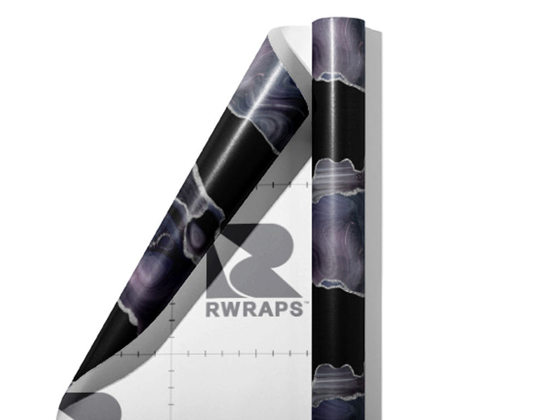 Black Spinel Gemstone Wrap Film Sheets~Rwraps Series 914 Black Spinel Gemstone Scrolled Sheet~3