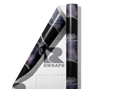 Black Spinel Gemstone Wrap Film Sheets~Rwraps Series 914 Black Spinel Gemstone Scrolled Sheet~3