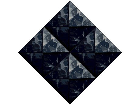 Black Square Tile Vinyl Wrap Pattern