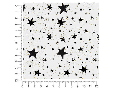 black starlight astrology 1ft x 1ft Craft Sheets