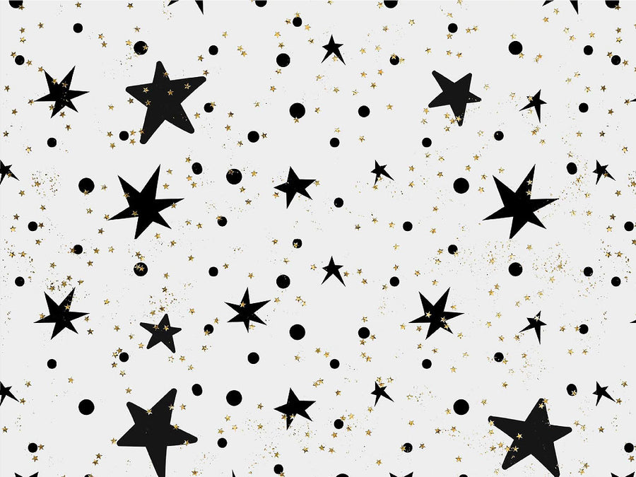 Black Starlight Astrology Vinyl Wrap Pattern~Rwraps Series 914 Digitally Printed Vinyl Wrap~0