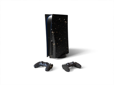black stars science fiction Sony PS5 DIY Skin