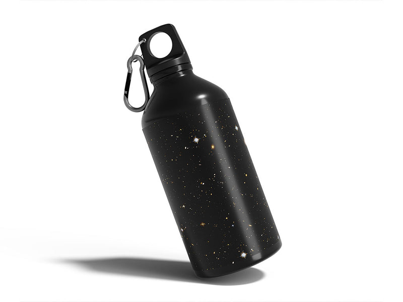 black stars science fiction Water Bottle DIY Stickers