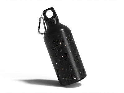 black stars science fiction Water Bottle DIY Stickers
