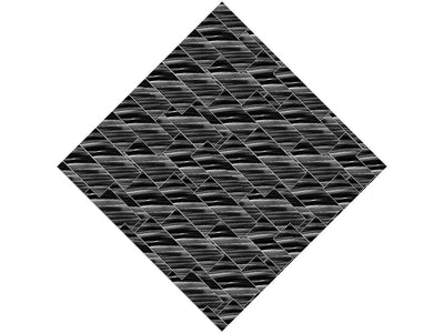 Black Tile Vinyl Wrap Pattern