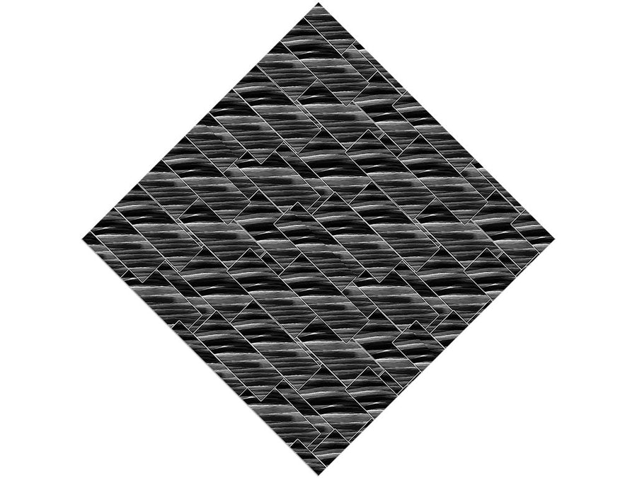 Black Tile Vinyl Wrap Pattern