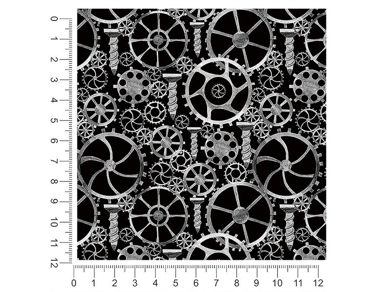 black tools steampunk 1ft x 1ft Craft Sheets
