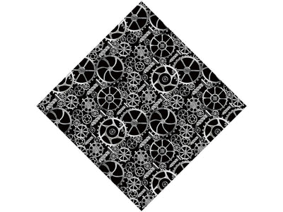 Black Tools Steampunk Vinyl Wrap Pattern