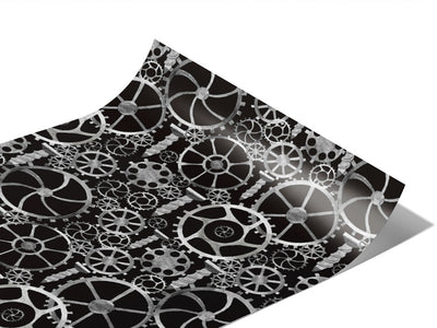 Black Tools Steampunk Vinyl Wraps~Rwraps Series 914 Digitally Printed Vinyl Wrap~0