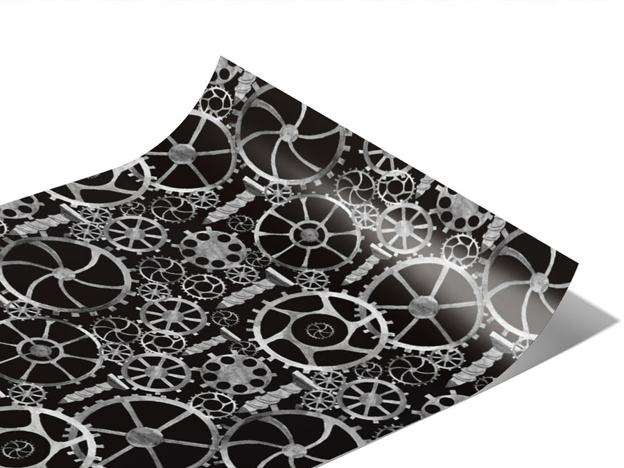 Black Tools Steampunk Vinyl Wraps~Rwraps Series 914 Digitally Printed Vinyl Wrap~0