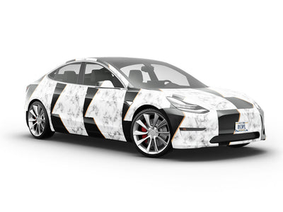Black Touch Tile Vehicle Vinyl Wrap