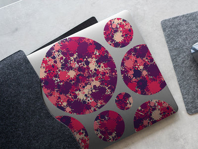 black velvet paint splatter DIY Laptop Stickers