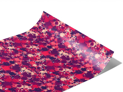 Black Velvet Paint Splatter Vinyl Wraps~Rwraps Series 914 Digitally Printed Vinyl Wrap~0