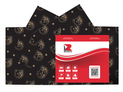 black vengeance animal Craft Vinyl Sheet Pack