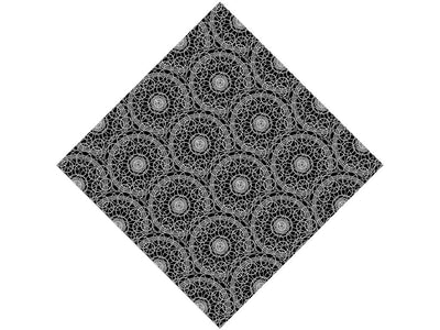 Black Venn Mandala Vinyl Wrap Pattern