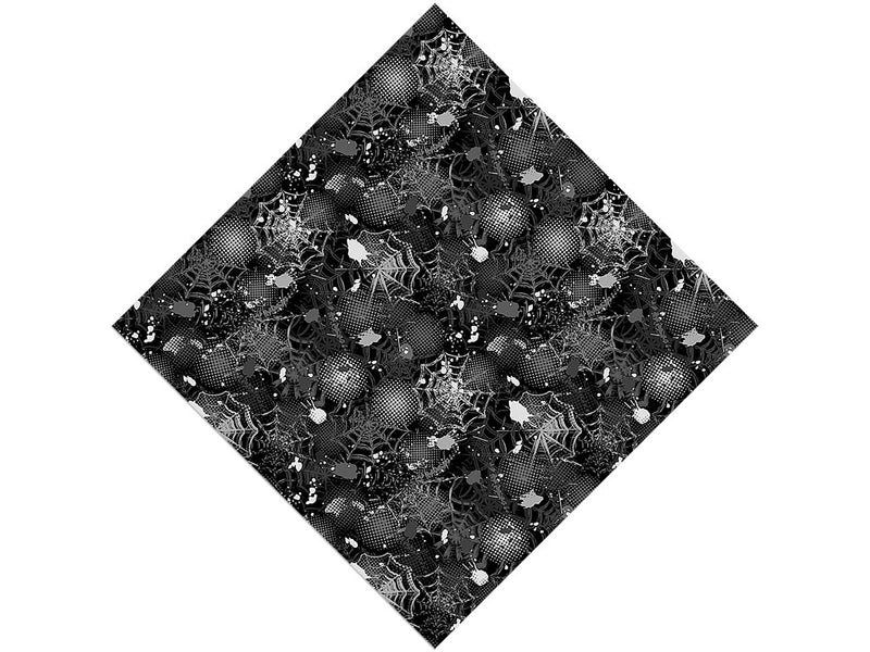 Black Webs Graffiti Vinyl Wrap Pattern