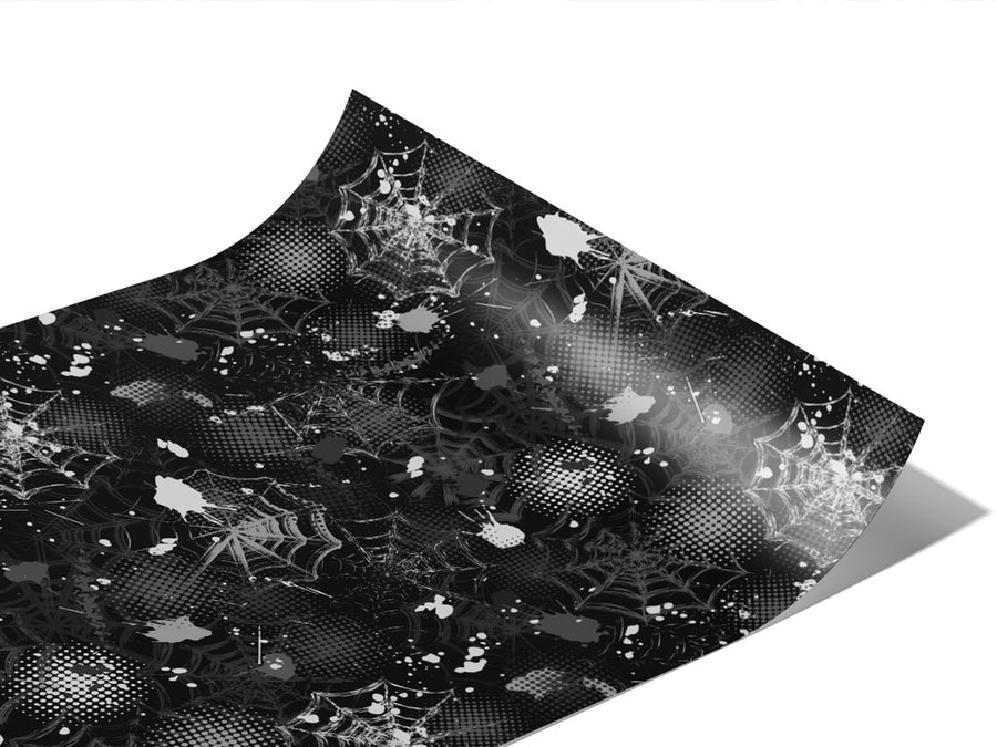 Black Webs Graffiti Vinyl Wraps~Rwraps Series 914 Digitally Printed Vinyl Wrap~1