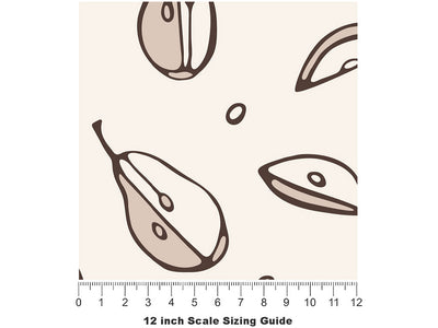 Black Worcester Fruit Vinyl Film Pattern Size 12 inch Scale~Rwraps Black Worcester Fruit Sizing Chart~2