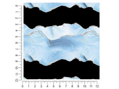 blackened seas gemstone films 1ft x 1ft Craft Sheets