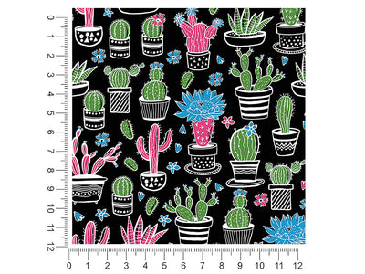 blacklight bonanza cactus 1ft x 1ft Craft Sheets