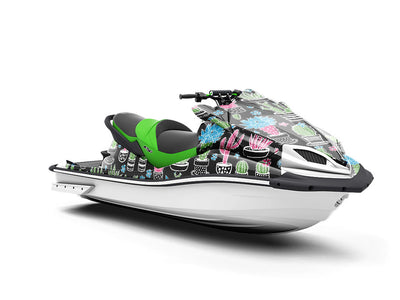 Blacklight Bonanza Cacti Jet Ski Vinyl Customized Wrap