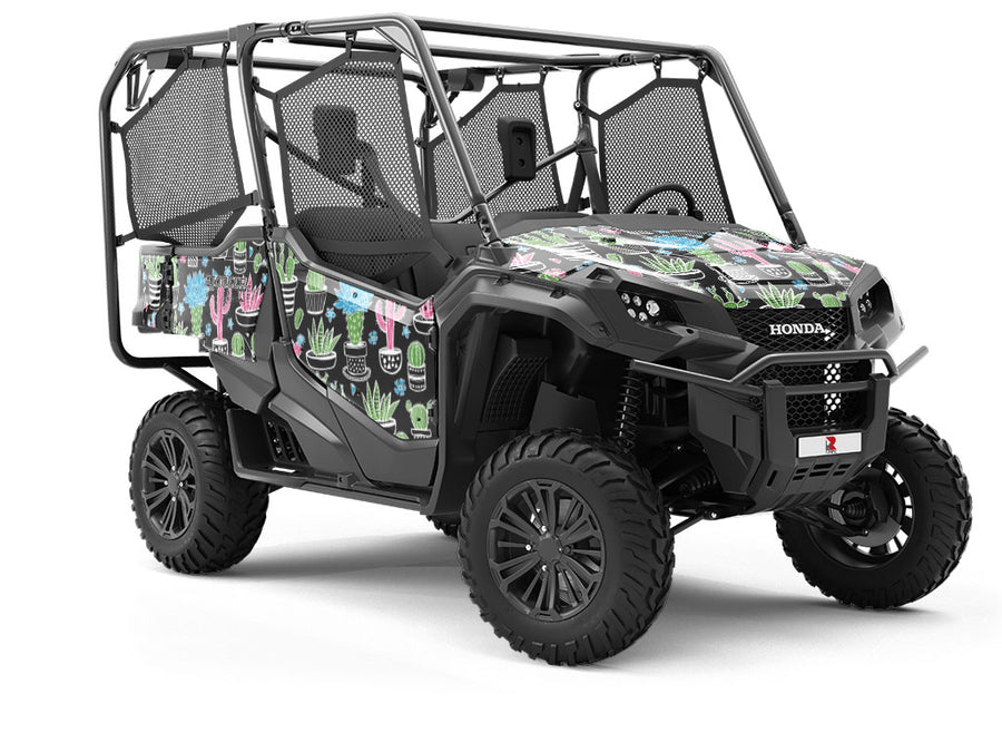 Blacklight Bonanza Cacti Utility Vehicle Vinyl Wrap
