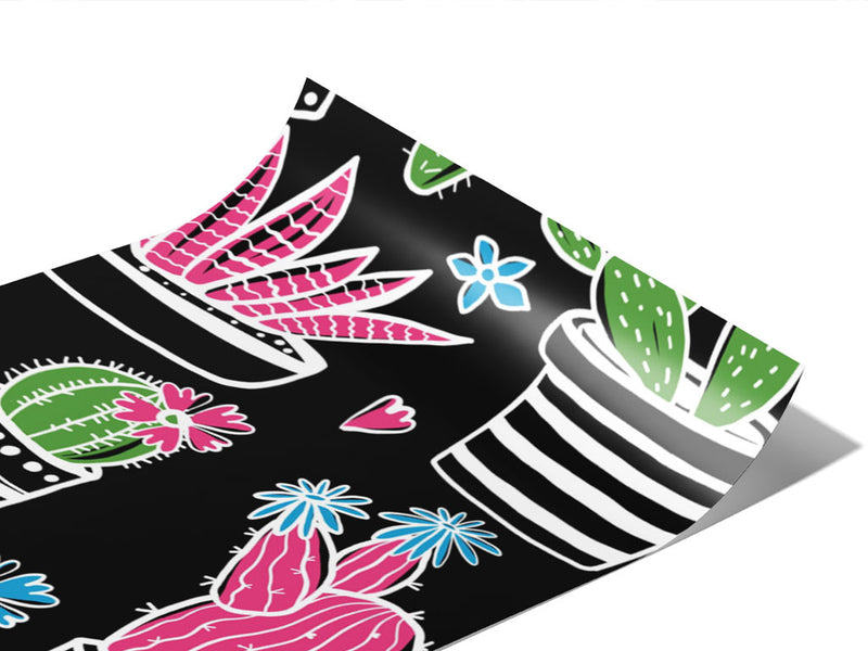 Blacklight Bonanza Cacti Vinyl Wraps~Rwraps Series 914 Digitally Printed Vinyl Wrap~0