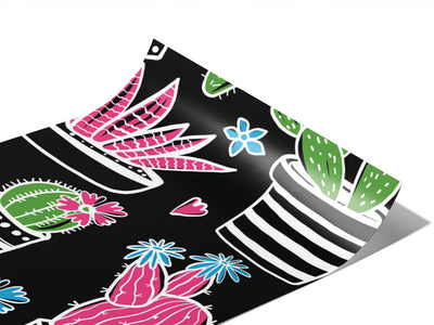 Blacklight Bonanza Cacti Vinyl Wraps~Rwraps Series 914 Digitally Printed Vinyl Wrap~0