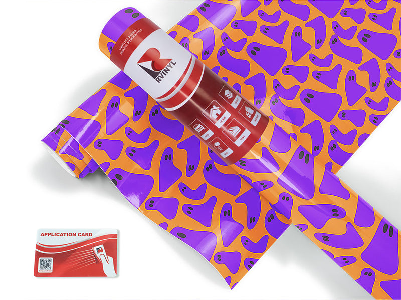 blacklight spirits halloween Craft Vinyl Roll