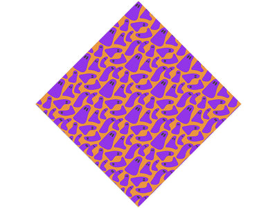 Blacklight Spirits Halloween Vinyl Wrap Pattern