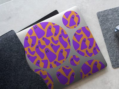 blacklight spirits halloween DIY Laptop Stickers