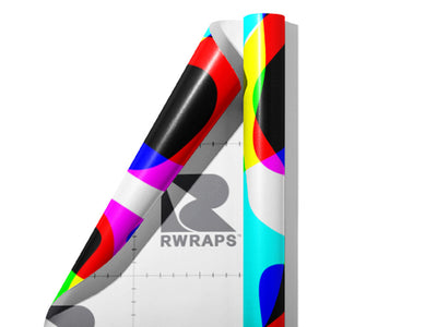 Blade Runner Retro Wrap Film Sheets~Rwraps Series 914 Blade Runner Retro Scrolled Sheet~3