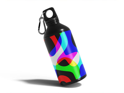 blade runner retro Water Bottle DIY Stickers
