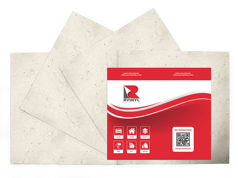 blanco adoquin stone Craft Vinyl Sheet Pack