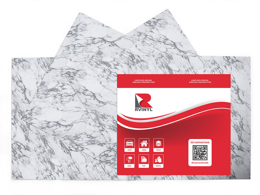 blanco carrara white marble stone Craft Vinyl Sheet Pack