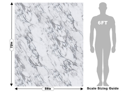 Blanco Carrara-White Marble Vehicle Wrap Scale~Rwraps Series 914 Blanco Carrara-White Marble Measurements~1