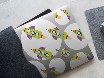 blast off toy room DIY Laptop Stickers
