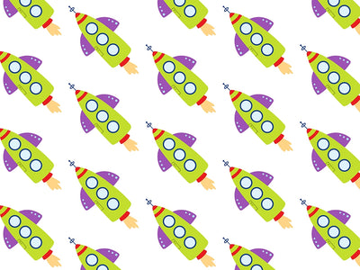 Blast Off Toy Room Vinyl Wrap Pattern~Rwraps Series 914 Digitally Printed Vinyl Wrap~0