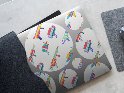 blasters full science fiction DIY Laptop Stickers