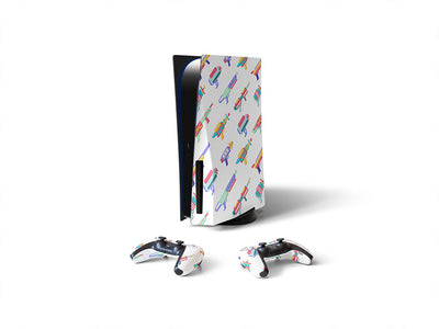 blasters full science fiction Sony PS5 DIY Skin