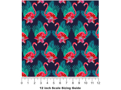 Blazing Beauties Birds Vinyl Film Pattern Size 12 inch Scale~Rwraps Blazing Beauties Birds Sizing Chart~2
