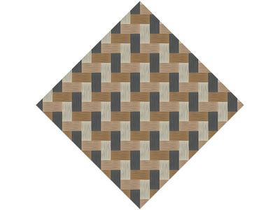 Bleached Blue Wooden Parquet Vinyl Wrap Pattern