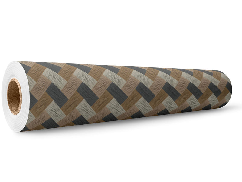 Bleached Blue Wooden Parquet Wrap Film Wholesale Roll~Rwraps Series 914 Digitally Printed Vinyl Roll~5
