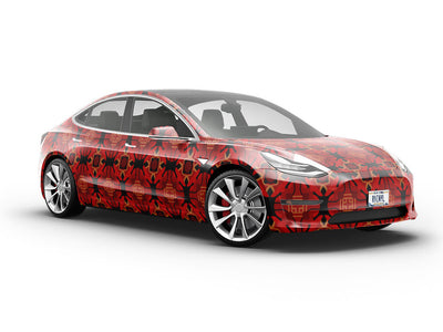 Bleed Magic Abstract Vehicle Vinyl Wrap