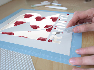 bleeding gums watercolor Easy Weed Craft Vinyl