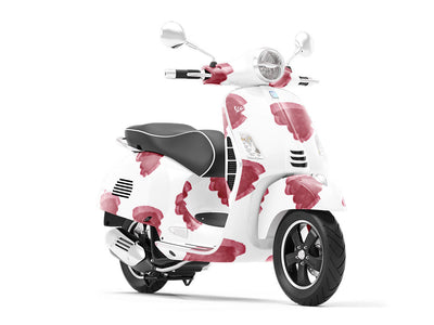 Bleeding Gums Watercolor Vespa Scooter Wrap Film