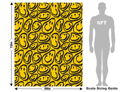 Bleeding Smiles Graffiti Vehicle Wrap Scale~Rwraps Series 914 Bleeding Smiles Graffiti Measurements~2