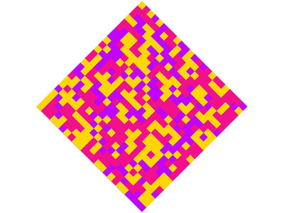 Bleeding Sun Pixel Vinyl Wrap Pattern