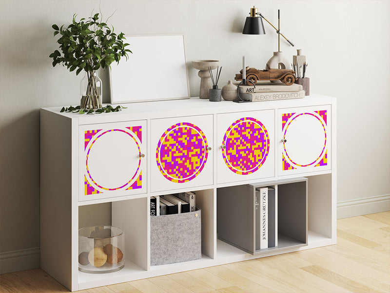bleeding sun pixel DIY Furniture Stickers