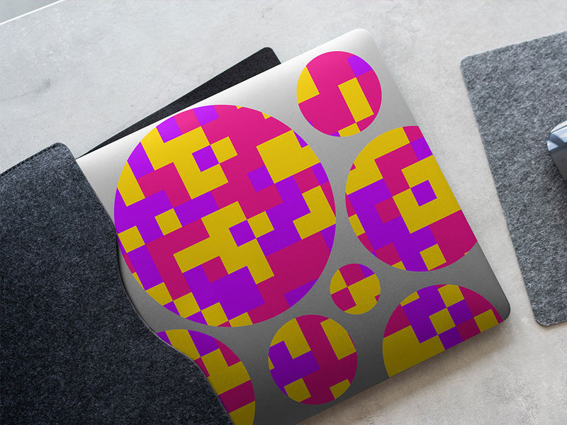 bleeding sun pixel DIY Laptop Stickers